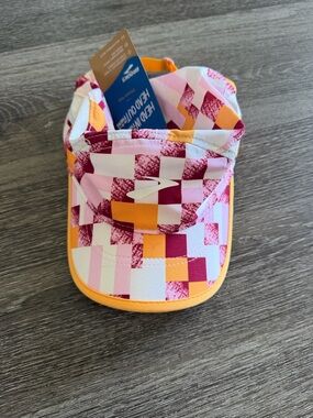 Brooks Kids Checkerboard Slip-On Sandal - Pink, Orange, White
